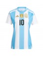 Billige Argentina Lionel Messi #10 Hjemmedrakt Dame Copa America 2024 Kortermet